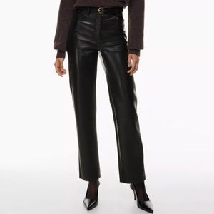 Aritzia Melina Leather Pant, Size 4